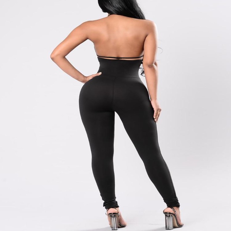 Europe and the United States foreign trade hot style amazon speed sell connectivity feeling tight black trousers women