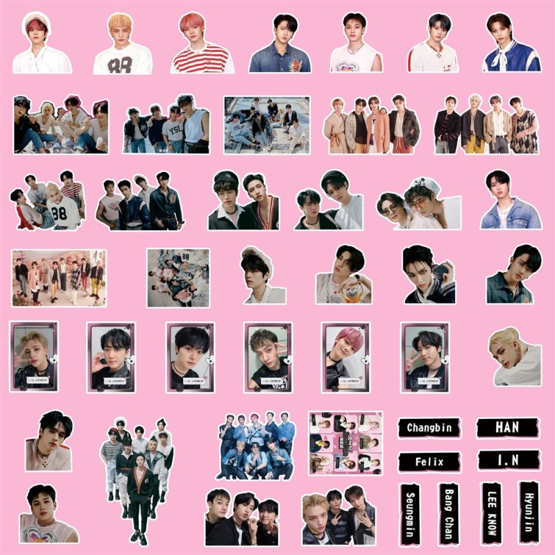 98PCS Stray Kids New album MAXIDENT Graffiti Stickers Fashion Idol Decals Toys Graffiti DIY Notebook Suitcase Laptop Decoration
