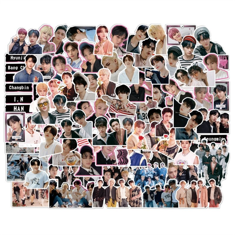 98PCS Stray Kids New album MAXIDENT Graffiti Stickers Fashion Idol Decals Toys Graffiti DIY Notebook Suitcase Laptop Decoration