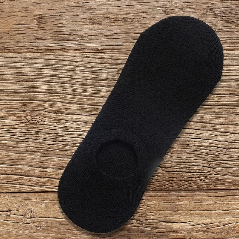 Socks Men's Socks Summer Low Top Shallow Mouth Invisible Socks Deodorant Non-Cotton Thin Silicone Non-Slip Boat Socks for Men