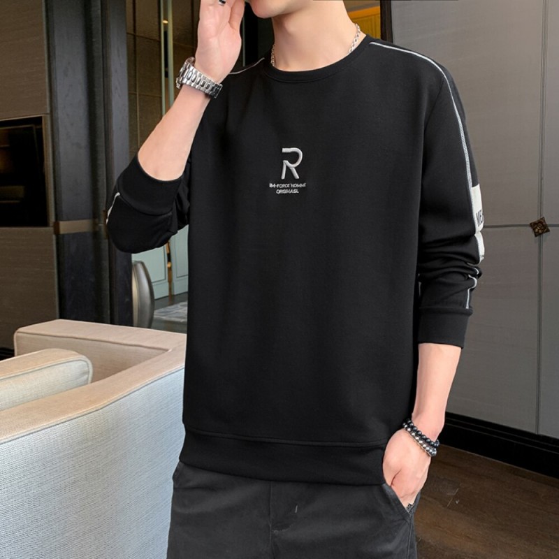 Sweatshirt For Men Casual 2023 New Streetwear Hip Hop Sweatshirt Long Sleeve Shirts Men Tops