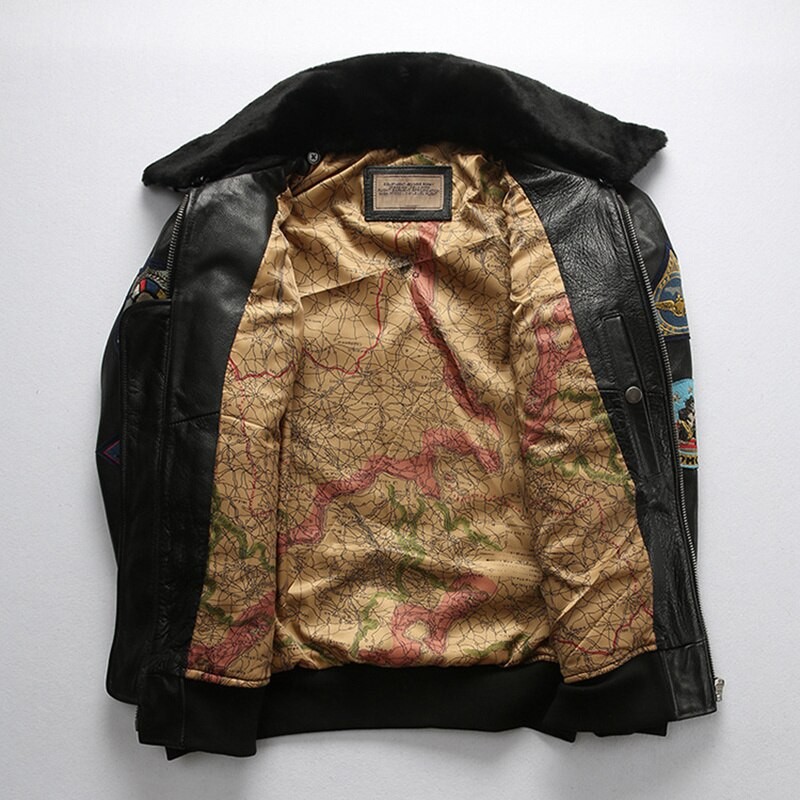 Top Gun Maverick Brown Black Lather Motorcycle Genuine Cowskin Leather Jacket Unisex