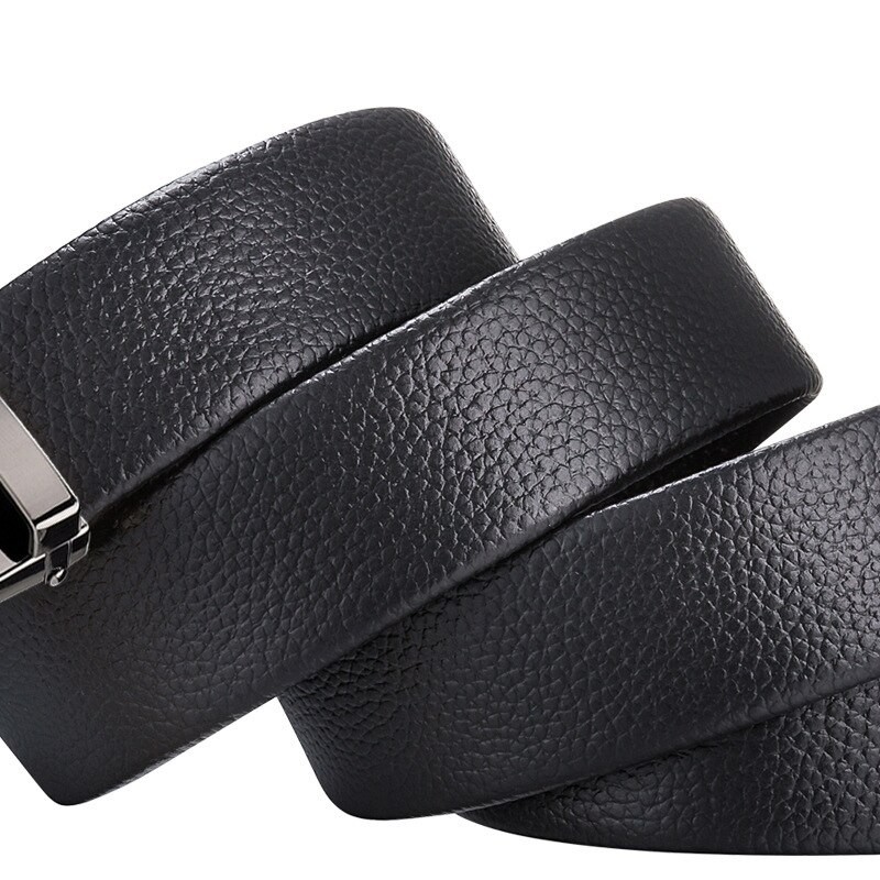 Belt Sports Car Style High Quality Imitation Leather Edging Lychee Pattern Pants Belt Business Men Youth Leisure