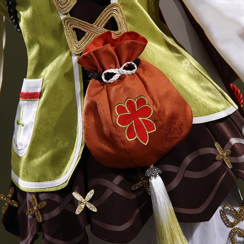 Game Genshin Impact Yaoyao Cosplay Costume Yao Yao Costume Cute Halloween Genshin Impact Dendro