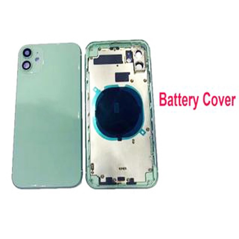 Full Assembly Back Housing For iPhone 11 Pro Max 11PRO battery back cover, mid case, SIM card tray, side key assembly,