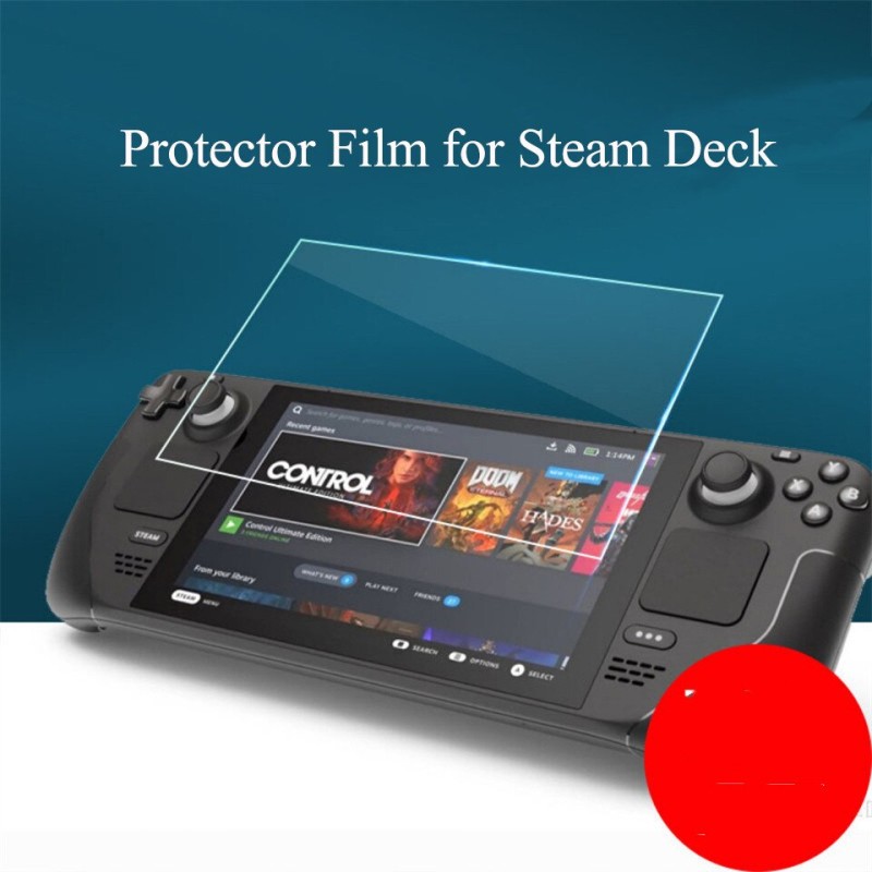 Anti-Scratch Screen Protector Film For Steam Deck Game Console 9H Premium Tempered Glass For Steam Deck Game Accessories