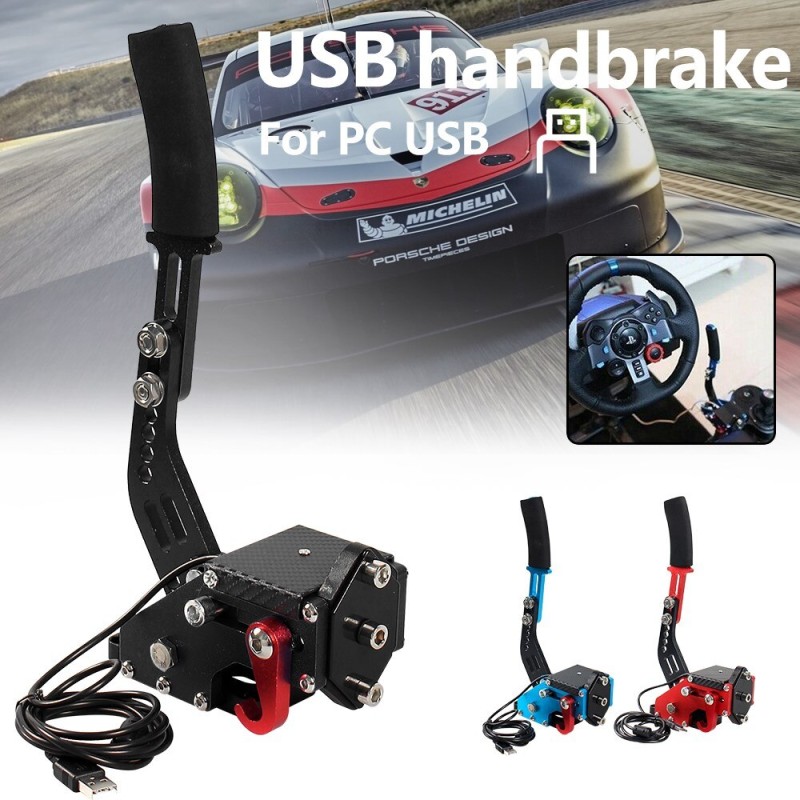 Sim racing Handbrake 16Bit Racing Games Hand Brake System  USB SIM Handbrake For Logitech  G25/G27/G29 T500 T300 Drift Adapter B