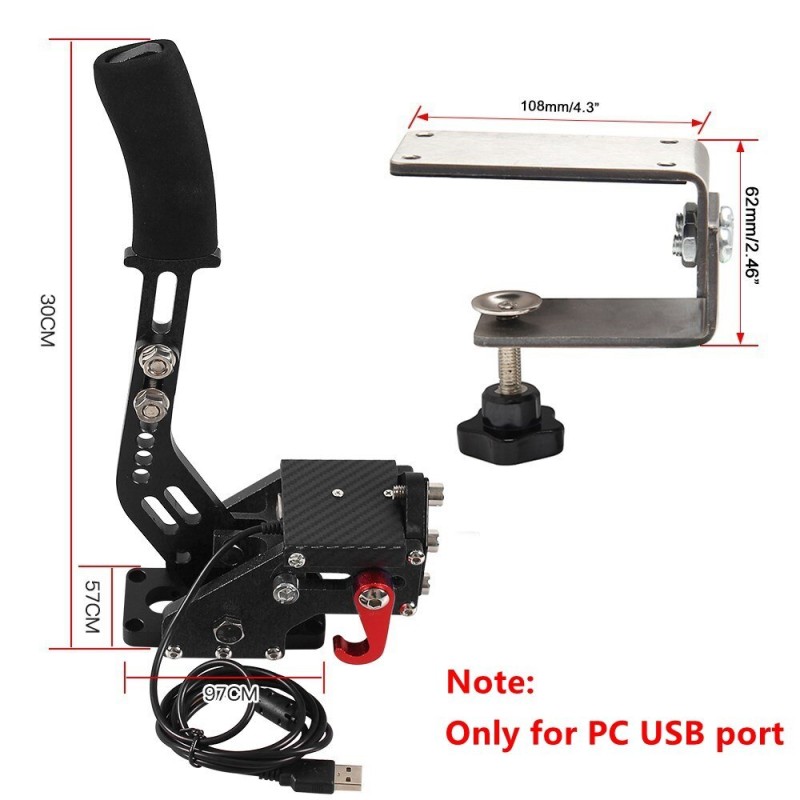 Sim racing Handbrake 16Bit Racing Games Hand Brake System  USB SIM Handbrake For Logitech  G25/G27/G29 T500 T300 Drift Adapter B