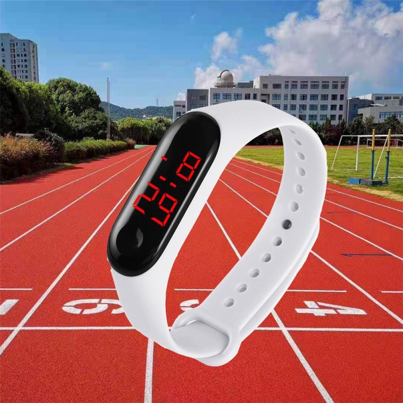 Student Gift Led Bracelet Watch Button Children's Male and Female Students Exercise New Gift Electronic Watch