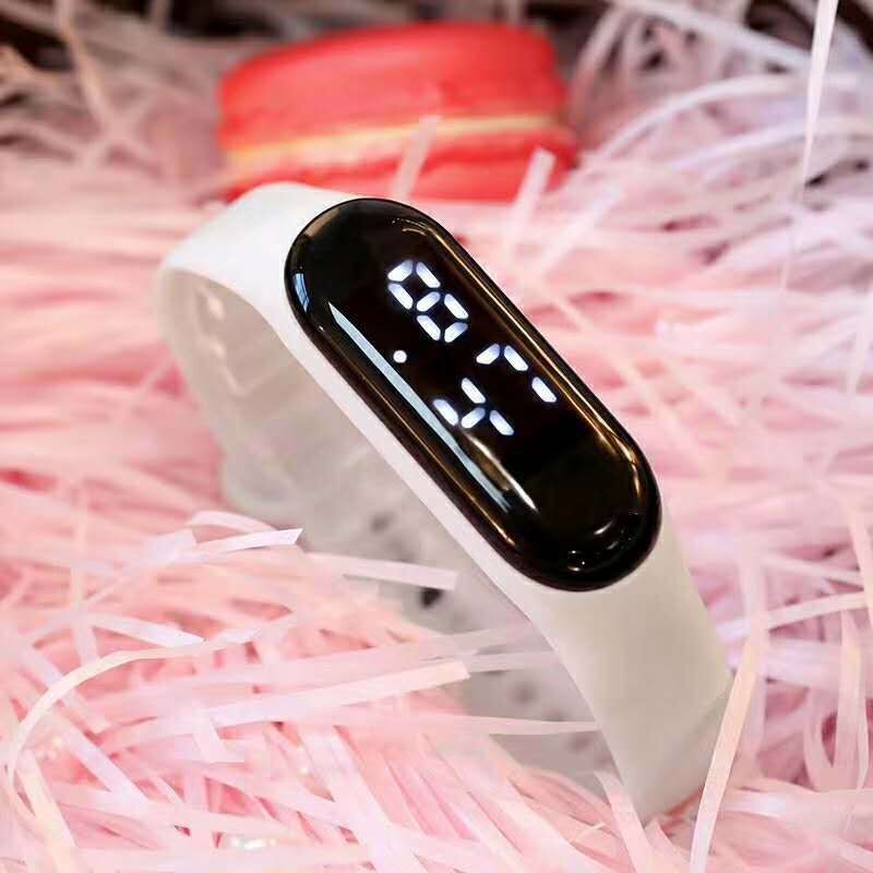 Student Gift Led Bracelet Watch Button Children's Male and Female Students Exercise New Gift Electronic Watch