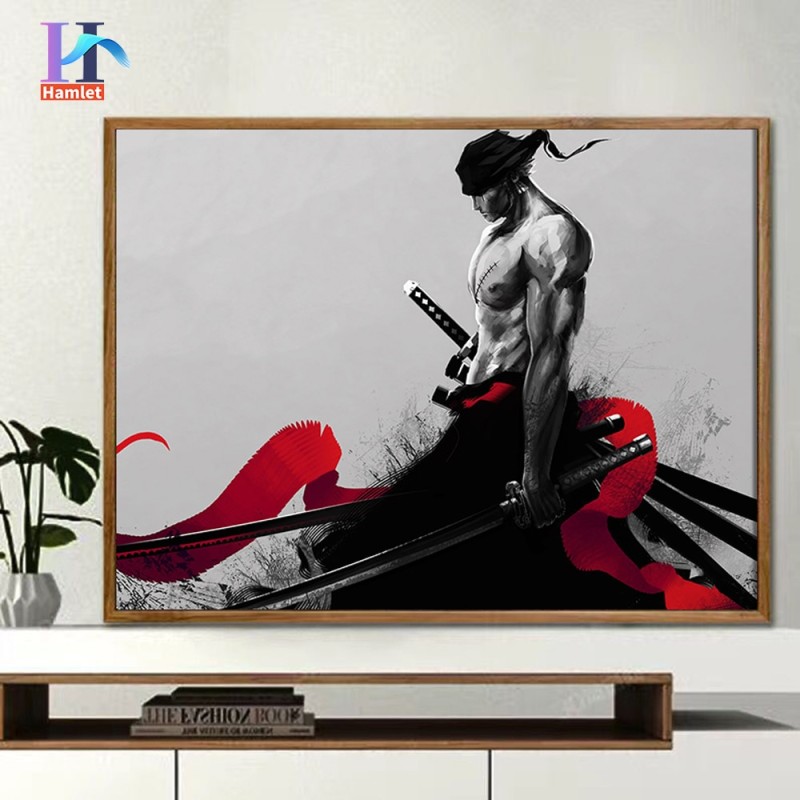 Painting By Numbers Japanese Anime Characters One Piece Picture acrylic oil painting Hand Painted Oil Painting Gift Home Decor