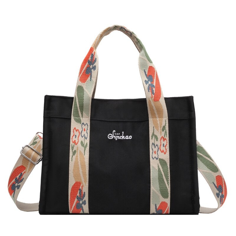 2023 Spring New Trendy Fashion Simple Portable Tote Bag Large Capacity Nylon Cloth Waterproof Messenger