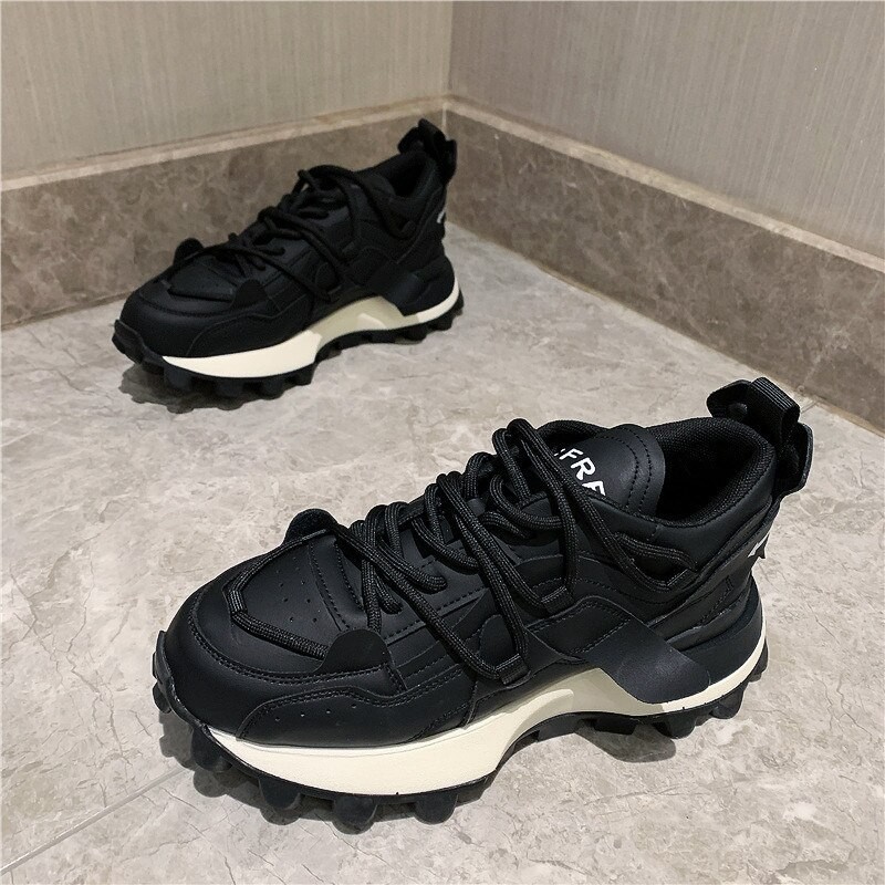 Retro Argan shoes female 2023 spring new non-slip old daddy shoes fashion casual sports shoes