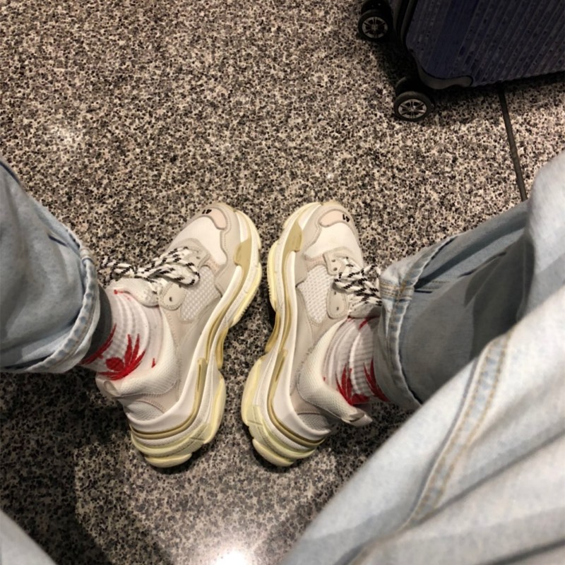 2023 New Designer Men's High Quality Casual Shoes For Women 2021 Triples Comfortable Sneakers Platform Shoes Walking Women Shoes