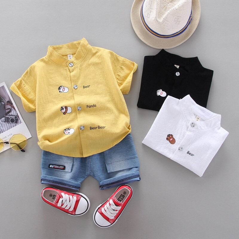 Summer Baby Clothes Suit Children Boys Fashion Shirt Shorts 2Pcs/sets Toddler Casual Clothing Infant Kids Tracksuits suit sets