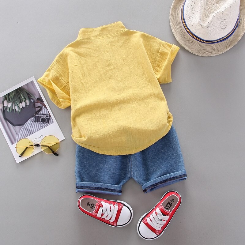 Summer Baby Clothes Suit Children Boys Fashion Shirt Shorts 2Pcs/sets Toddler Casual Clothing Infant Kids Tracksuits suit sets
