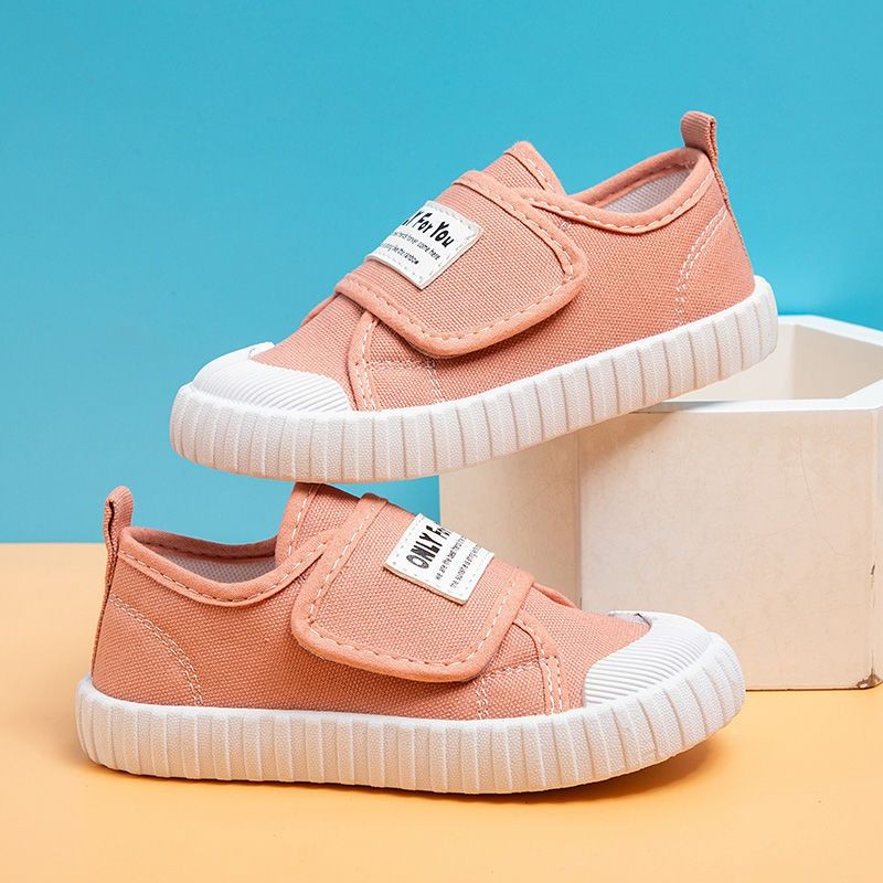 Multi-colors Children Sneaker Boy Todller Shoe 2023 Large Hook &amp; Loop Baby Girl Shoes Breathable Canvas Sneakers Kids Flat Shoes