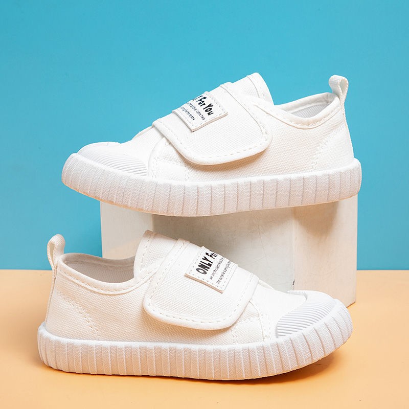 Multi-colors Children Sneaker Boy Todller Shoe 2023 Large Hook &amp; Loop Baby Girl Shoes Breathable Canvas Sneakers Kids Flat Shoes