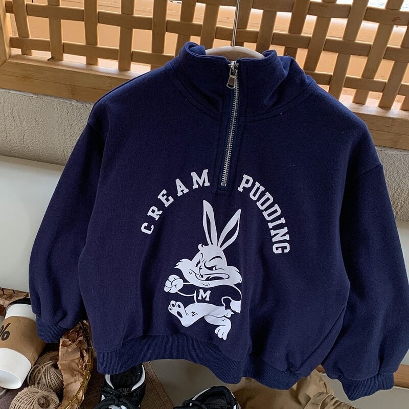 Boys' sweater spring clothes children's 2023 spring and autumn new trend boy's casual pullover long-sleeved top trend 1-48