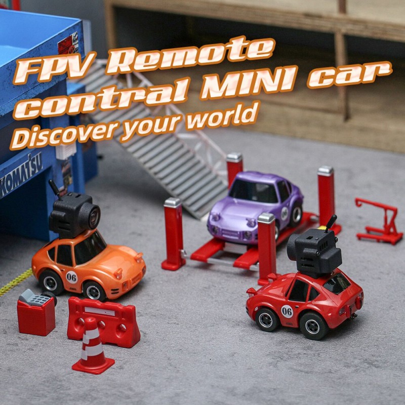 SNT 1:100 2000GT FPV RC Car  Micro RC Desk Race Table Car Remote Control Car Best Gift for adult kids 2.4Gh without goggles