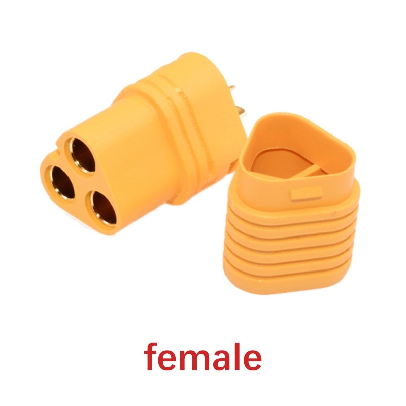 2Pairs Amass MT60 Male Female Plug Connector With Sheath For FPV Multicopter Quadcopter Airplane