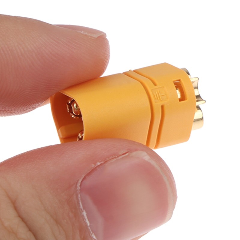 2Pairs Amass MT60 Male Female Plug Connector With Sheath For FPV Multicopter Quadcopter Airplane