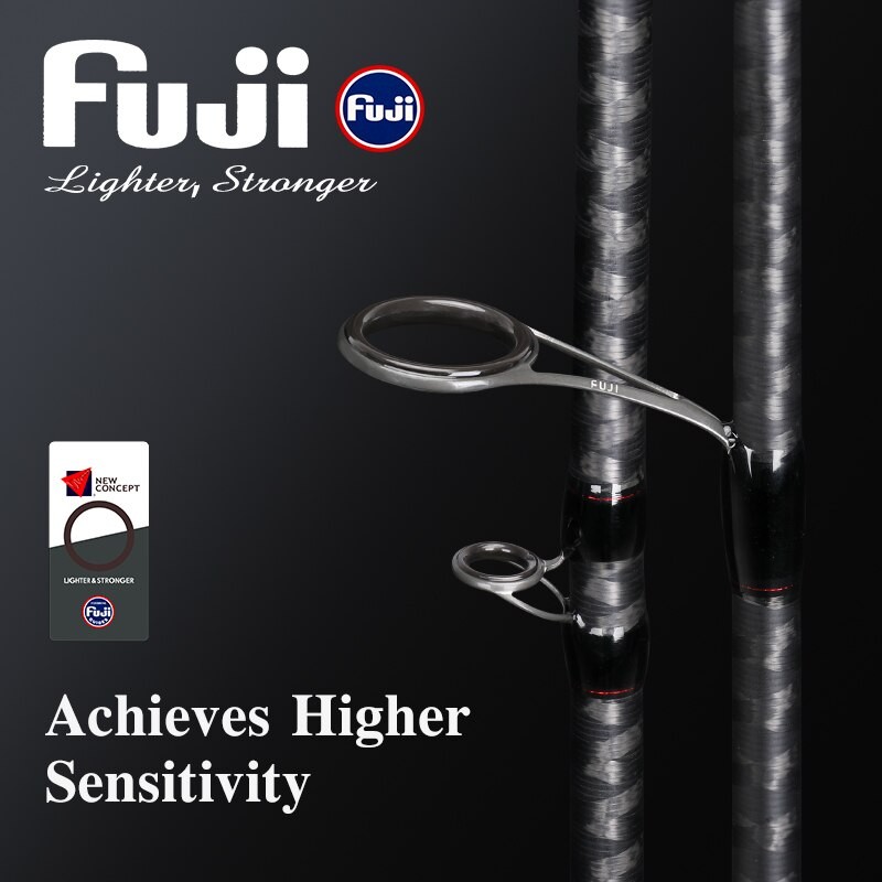 TSURINOYA M ML FUJI Guide Spinning Casting Fishing Rod 1.98m - 2.44m Fast Action PTEROSAURIA Versatile Bass Pike Saltwater Rod