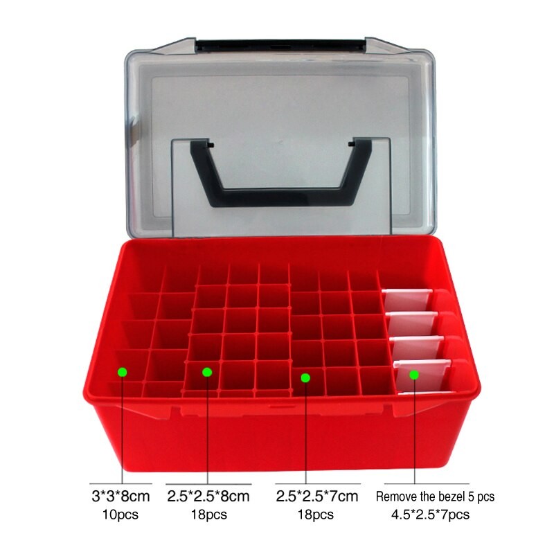 Multifunctional Fishing Tackle Box Squid Jig Organizer Boxes Hard Bait Popper Minnow Accessories Boxes Sea Tool Case Container