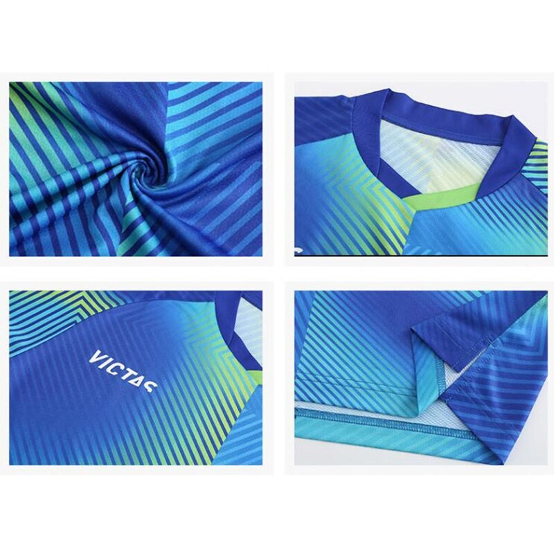 VICTAS table tennis t-shirt shorts 2022 Japan National team competition clothing table tennis racket ping pong game