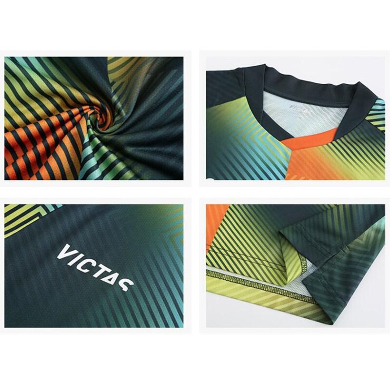VICTAS table tennis t-shirt shorts 2022 Japan National team competition clothing table tennis racket ping pong game