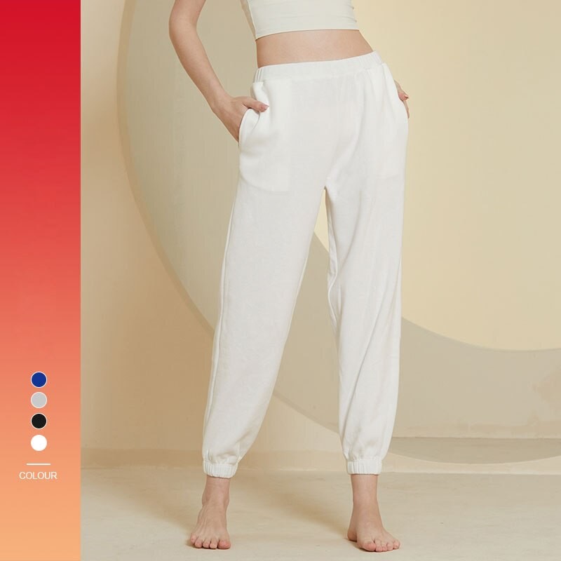 Sweatpants Women Loose Casual Sports Pants Wide Leg Sweatpants Oversized Joggers Woman High Waisted Workout Running Trousers