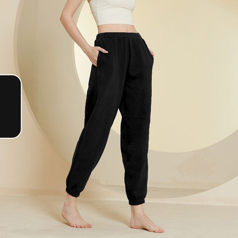 Sweatpants Women Loose Casual Sports Pants Wide Leg Sweatpants Oversized Joggers Woman High Waisted Workout Running Trousers
