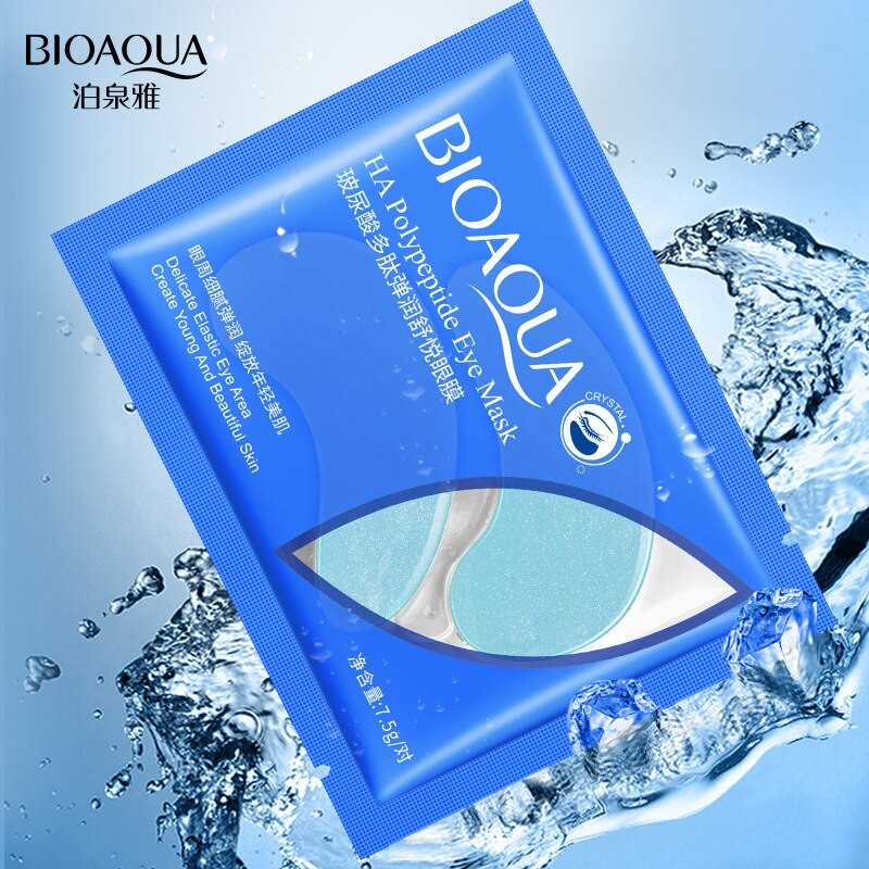 5Pairs Crystal Collagen Eye Patches Mask Hyaluronic Acid Anti Wrinkle Anti-Aging Gel Eye Mask Dark Circle Remove Eye Bag EyeCare