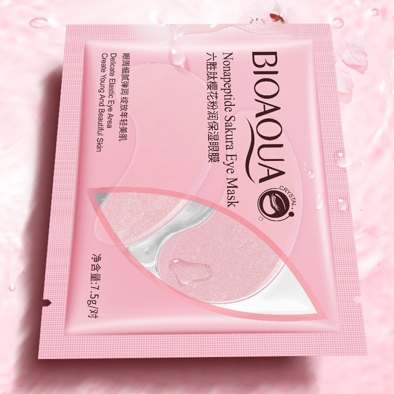 5Pairs Crystal Collagen Eye Patches Mask Hyaluronic Acid Anti Wrinkle Anti-Aging Gel Eye Mask Dark Circle Remove Eye Bag EyeCare