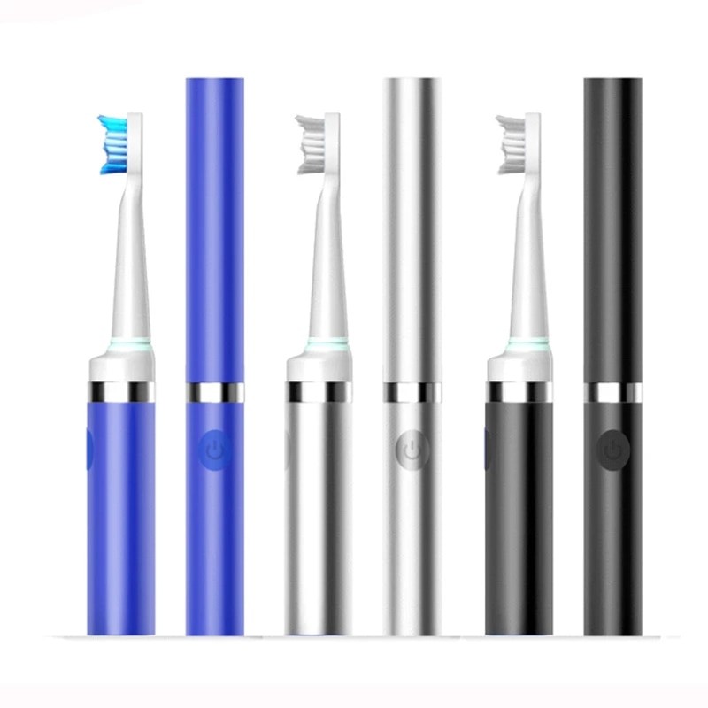Seago Electric Toothbrush Travel Replacement Brush Heads Battery Sonic Teeth Brush Deep Clean Included Soft Bristle Waterproof