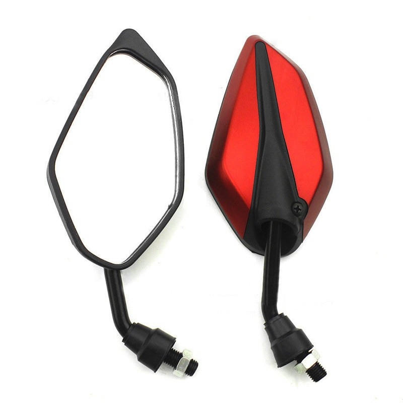 A Pair Of Motorcycle Modified Rearview Mirrors For Honda Kawasaki Motorcycles For Yamaha Scooter Mirror Accessories 360 Rotation