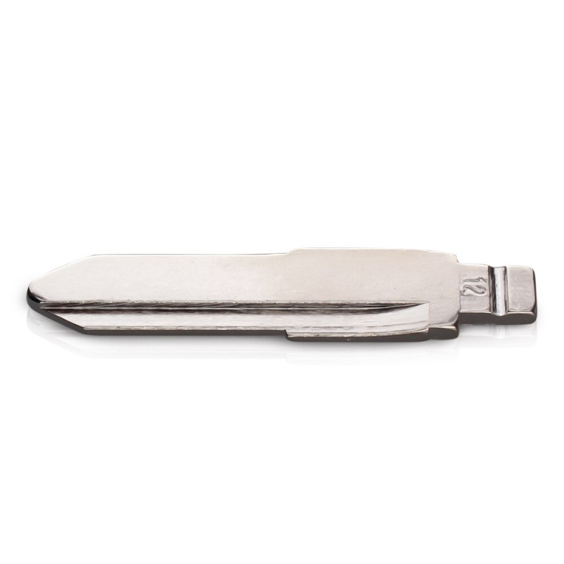 10Pcs/Lot New Metal Blank Uncut KD VVDI JMD Remote Key #12 Key Blade LISHI ISU5 For ISUZU Car Flip Key Blade Locksmith Tool