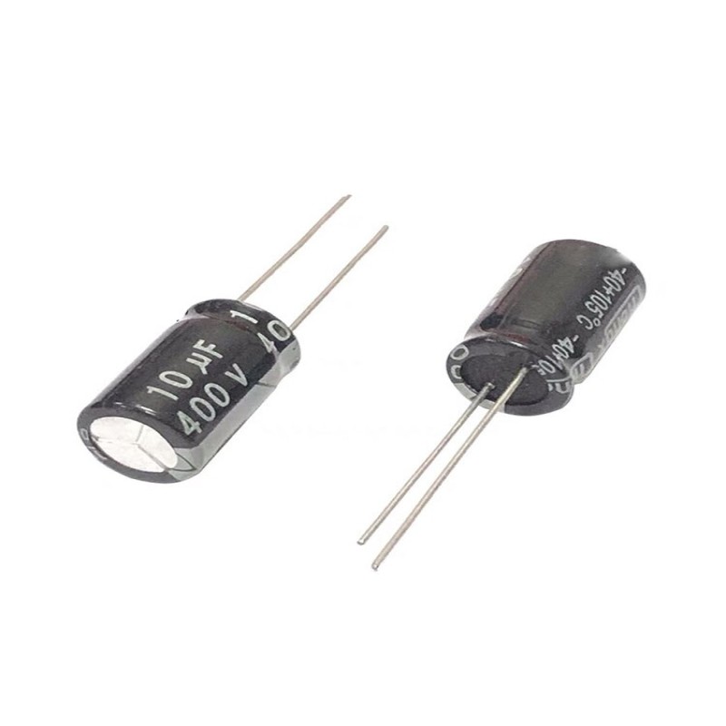 10Pcs/lot 400 V 10 Uf 10*17Mm Low Esr Aluminium Elektrolyt Condensator 10 Uf 400 V Elektrische Condensatoren 20%
