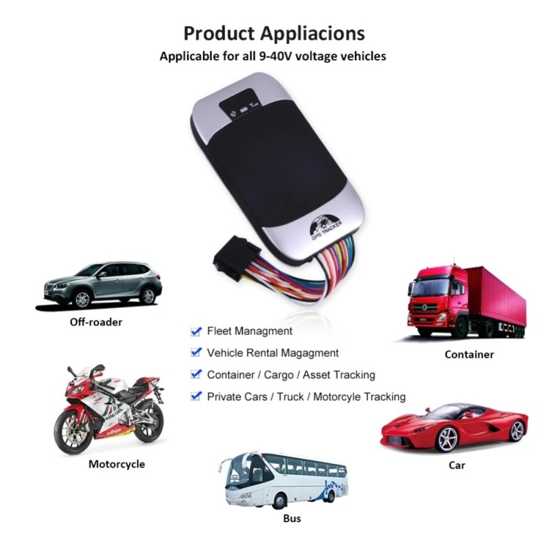 Coban TK303F Car GPS Tracker Vehicle Tracker GPS Locator Waterproof Cut Off Oil Fuel Detect Realtime Tracking Device Shock Alarm