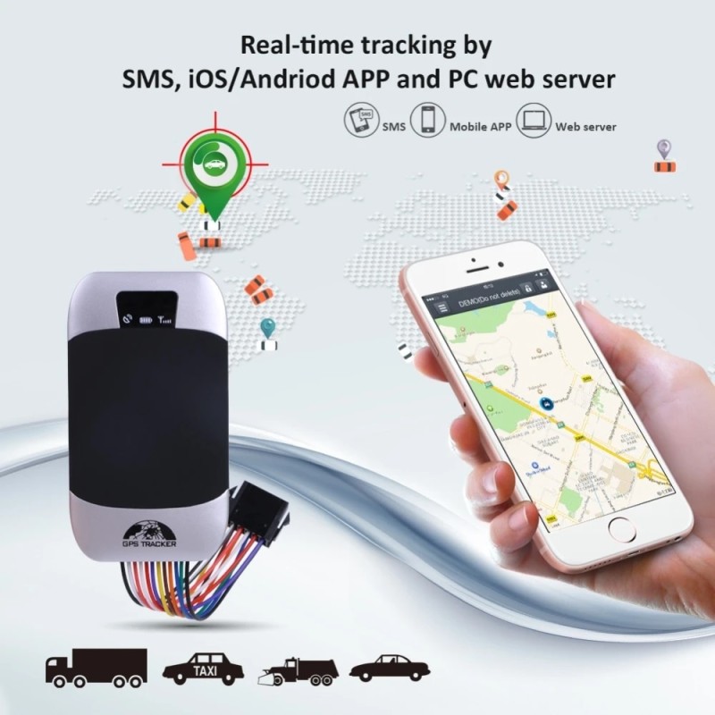 Coban TK303F Car GPS Tracker Vehicle Tracker GPS Locator Waterproof Cut Off Oil Fuel Detect Realtime Tracking Device Shock Alarm