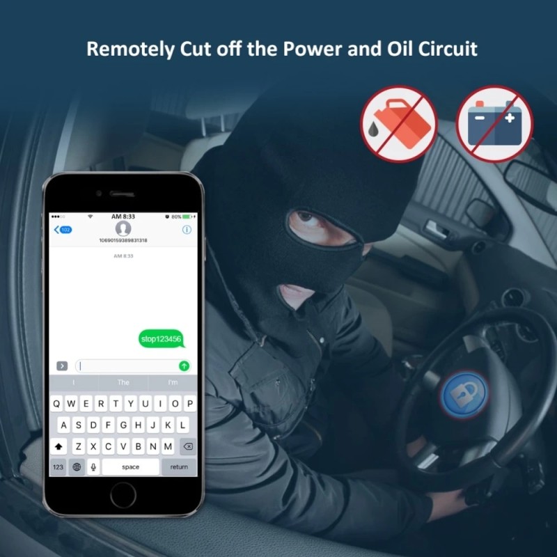 Coban TK303F Car GPS Tracker Vehicle Tracker GPS Locator Waterproof Cut Off Oil Fuel Detect Realtime Tracking Device Shock Alarm