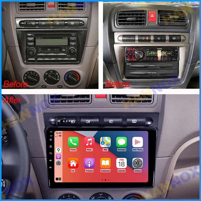 For Kia Picanto SA Morning 2003 2004 2005 2006 2007 2008 Android Car Radio auto Multimedia Video Player Navigation GPS dvd