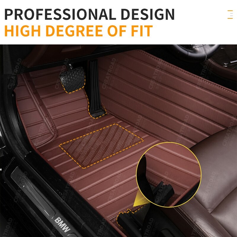 Custom Car Floor Mats For BMW 5 series GT F07 550i 535i Five seats 2010 2011 2012 2013 Auto Foot Pads Automobile Carpet Cover