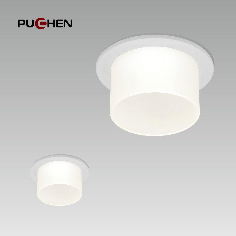 Puchen Surface Mounted Ceiling Downlight Lamp LED Acrylic Ceiling Fixtures Nordic Cob Spot Light For Bedroom Kitchen Home Bar