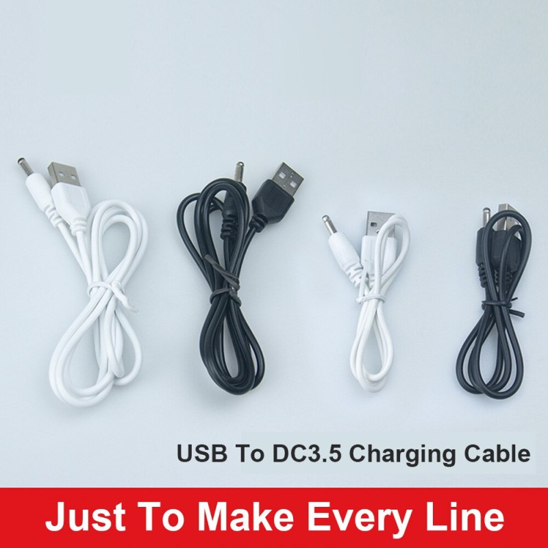 1 Piece USB To DC Power Plug Round Hole Mini Speaker Charging Cable 5V Power Cable 3.5 mm MP3/MP4 Quick Connector