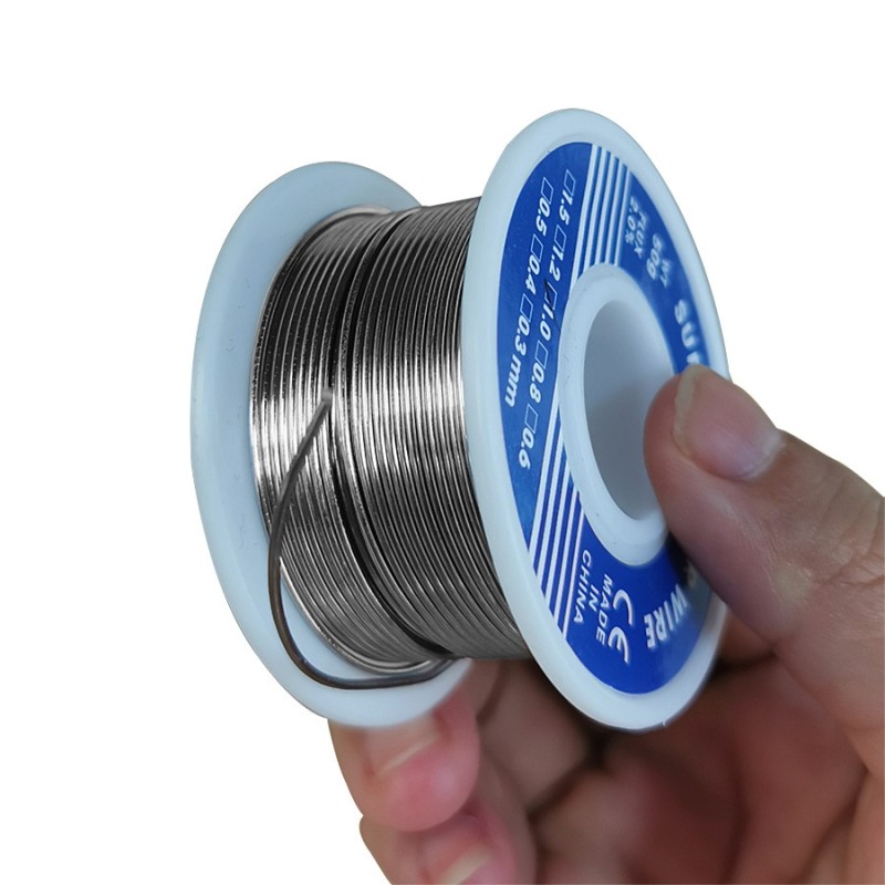 1Pc 0.8mm 2.0% G Tin Wire Tin Melt Rosin Core Wire Coil No Cleaning Flux