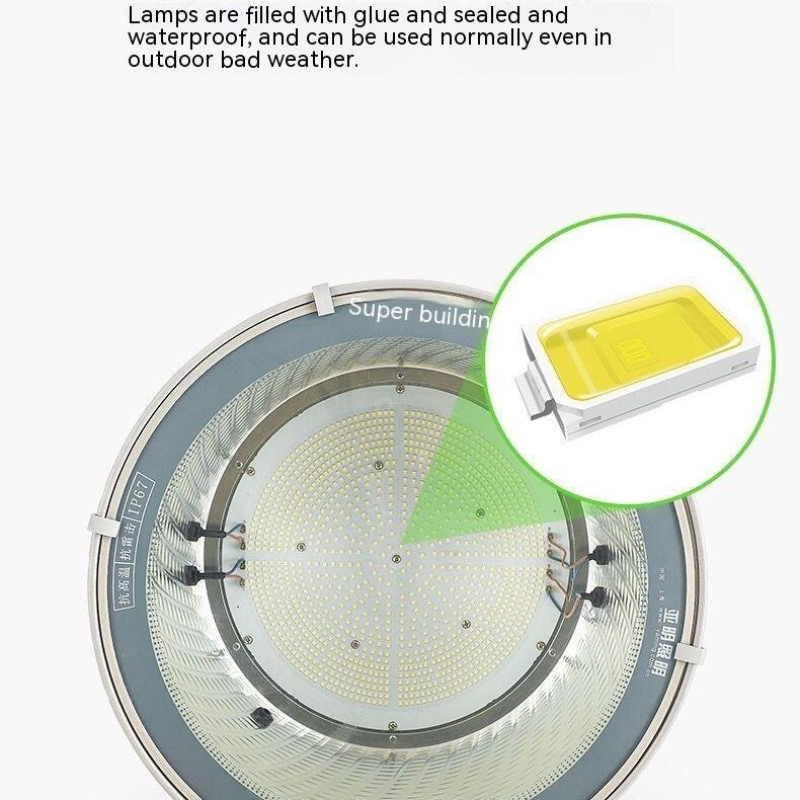 High Power Floodlight 400W 600W 800W 1000W AC 220V Waterproof LED Spotlight Outdoor Construction Engineering Lighthouse