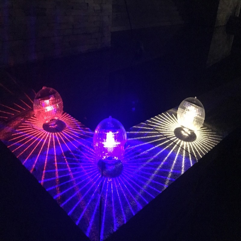 Outdoor Floating Underwater Ball Lamp Solar Powered Color Changing Swimming Pool Party Night Light For Yard Pond Garden Lamp HOT