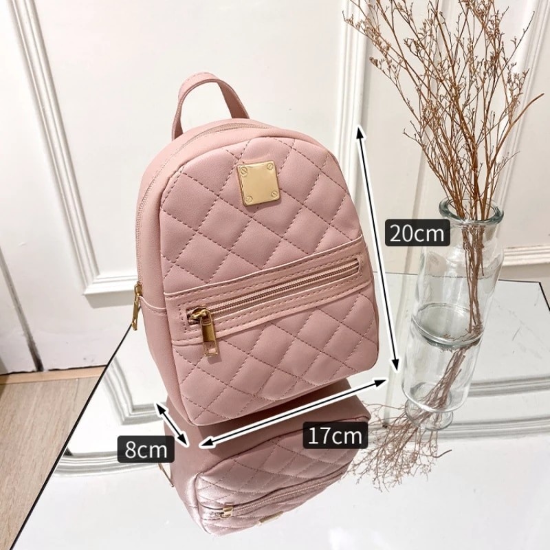 PU Leather Mini Women' Backpack Multi-Function Ladies Phone Pouch Pack Ladies School Backpack Shoulder Bags for Women mochilas