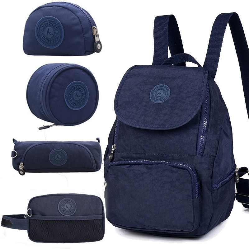 ACEPERCH Women Mochilas Women Original Backpack Waterproof Nylon Backpack Lady Wen's Backpacks Casual Travel Bag Bolsa Mochila